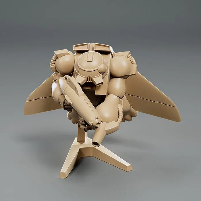 runden Vernian Vifam Plastikmodellbausatzs PLAMAX MF-76 minimum factory Vifam &amp; Wug: Round Vernian Color Ver. 7 cm Produktfoto