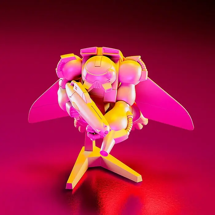 runden Vernian Vifam Plastikmodellbausatzs PLAMAX MF-76 minimum factory Vifam &amp; Wug: Round Vernian Color Ver. 7 cm Produktfoto