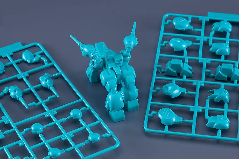 Round Vernian Vifam Plastic Model Kits PLAMAX MF-82 minimum factory Neofam &amp; Dizzo: Another Color Ver. 8 cm Produktfoto