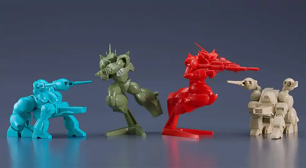 Round Vernian Vifam Plastic Model Kits PLAMAX MF-82 minimum factory Neofam &amp; Dizzo: Another Color Ver. 8 cm Produktfoto