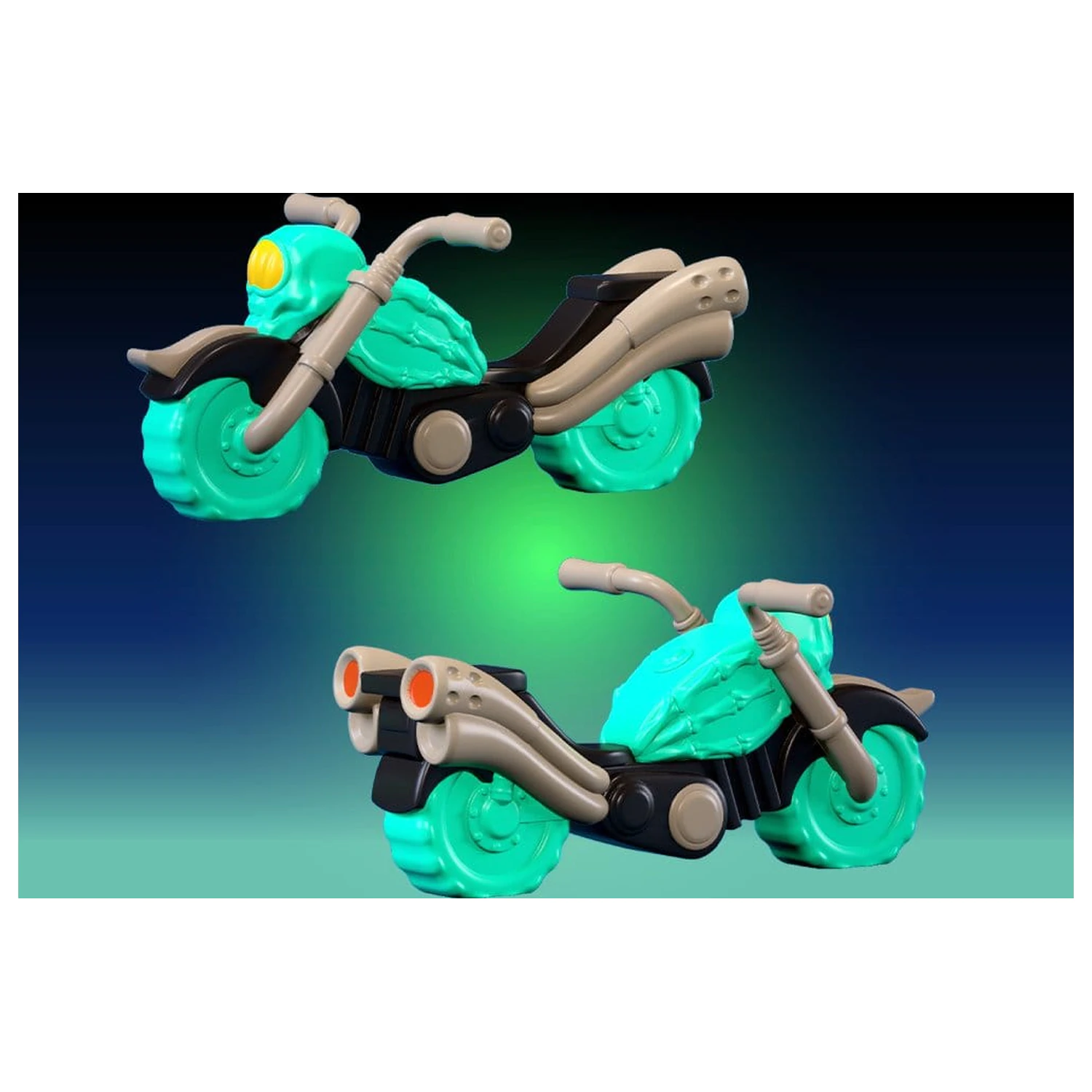 Rover Robin Kunststoffmodellbausatz Overtakes Skull Rider Produktfoto