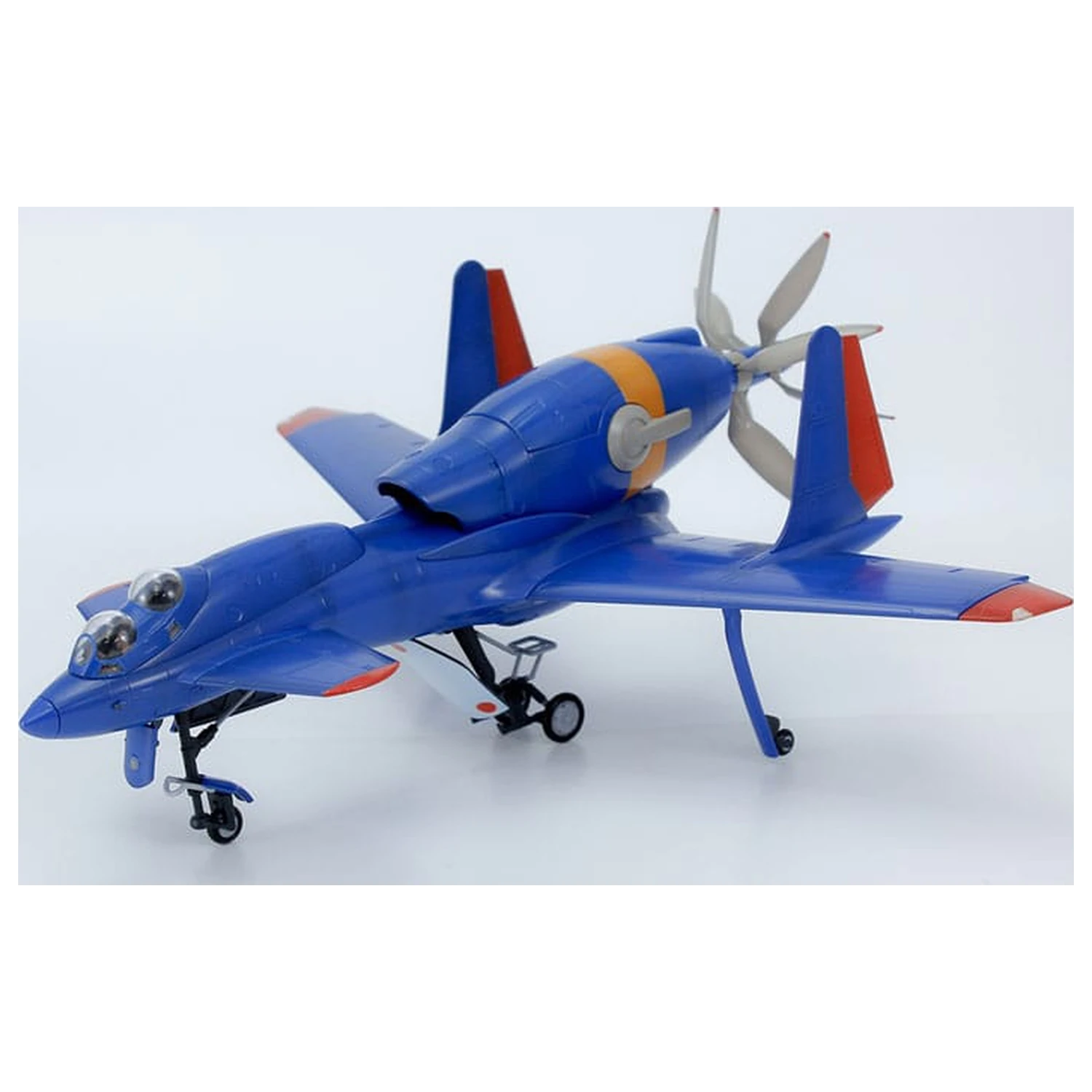 Royal Space Force: The Wings of Honnêamis Plastic Modellbausatz 1/72 Honneamise Oukoku Air Force Fighter Schira-DOW 3rd (Zweisitzer) 21 cm Produktfoto