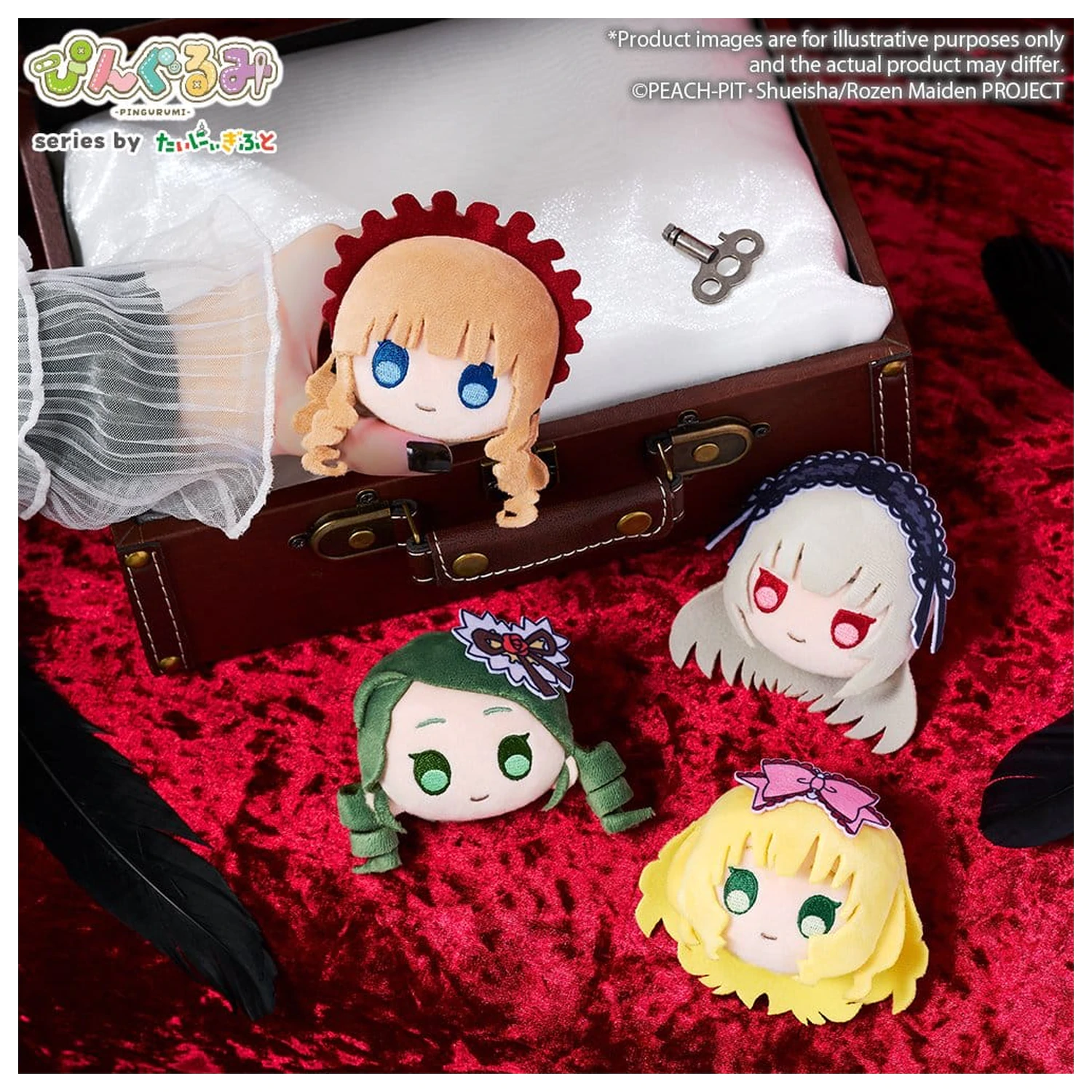 Rozen Maiden Pingurumi Anstecker Band 1 Suigintou 8 cm Produktfoto