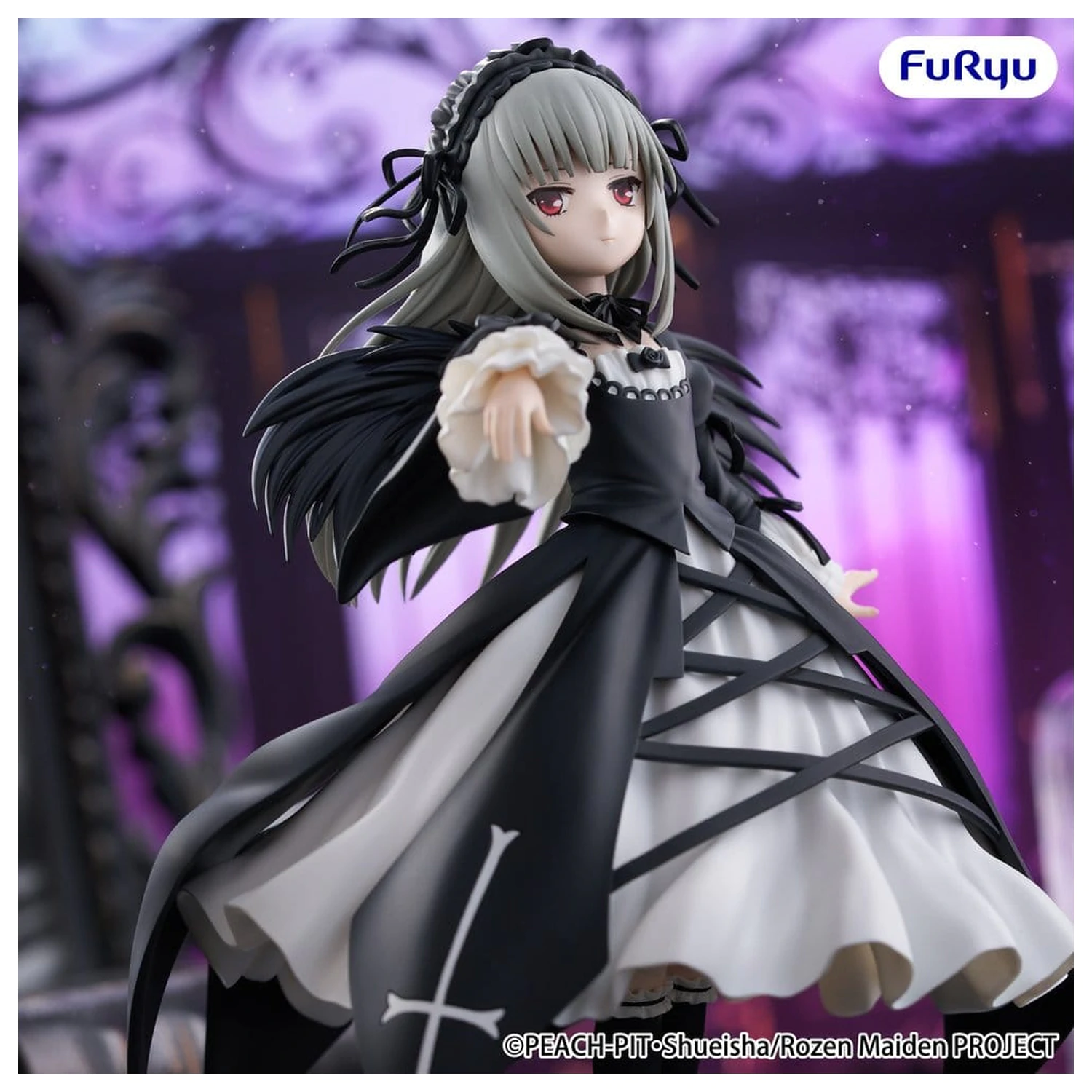 Rozen Maiden Trio-Try-iT PVC Statue Suigintou 18 cm Produktfoto