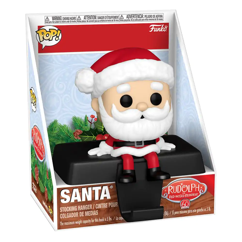 Rudolph the Red-Nosed Reindeer Funko POP! Edge-Sitter Figur Santa Claus 9 cm termékfotó