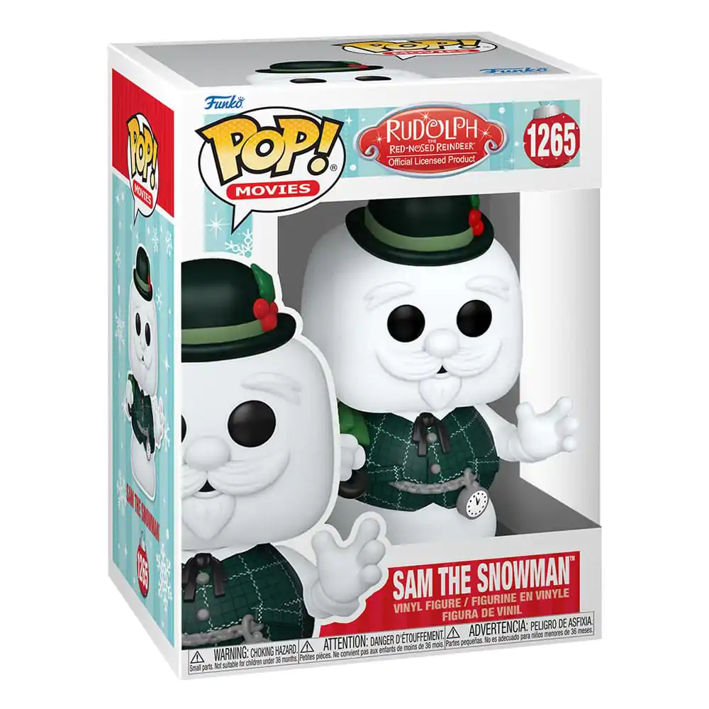 Rudolph the Red-Nosed Reindeer POP! Movies Vinyl Figur Sam the Snowman 9 cm termékfotó