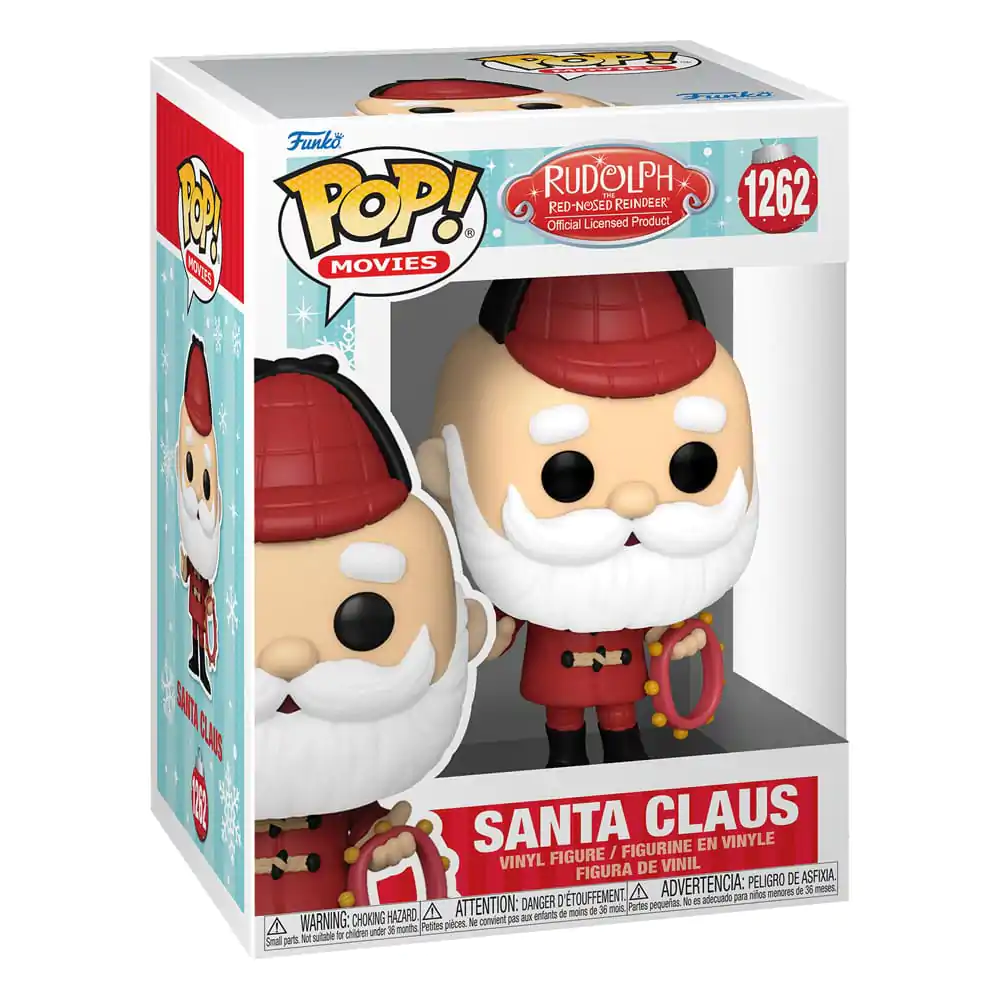 Rudolph the Red-Nosed Reindeer POP! Movies Vinyl Figur Santa (Off Season) 9 cm termékfotó