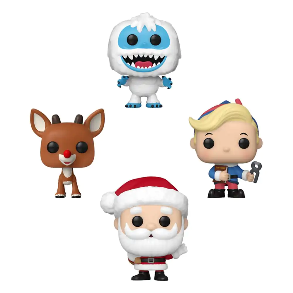 Rudolph mit der roten Nase Pocket POP! Vinyl Figuren 4er-Pack Tree Holiday 4 cm termékfotó