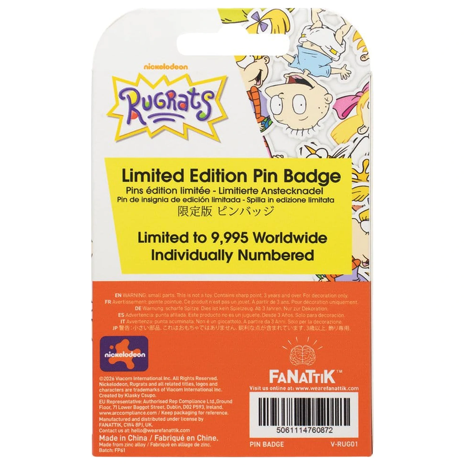 Rugrats Pin-Anstecker Limited Edition 35. Jahrestag Produktfoto