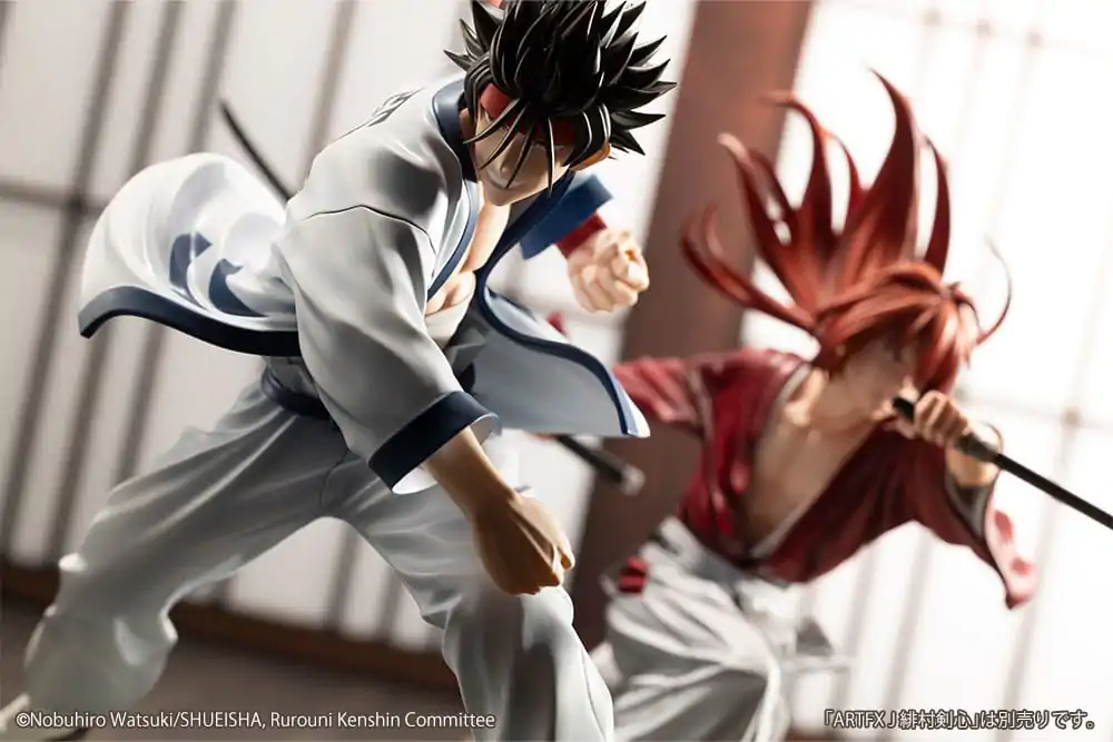 Rurouni Kenshin ARTFXJ Statue 1/8 Sanosuke Sagara 18 cm termékfotó