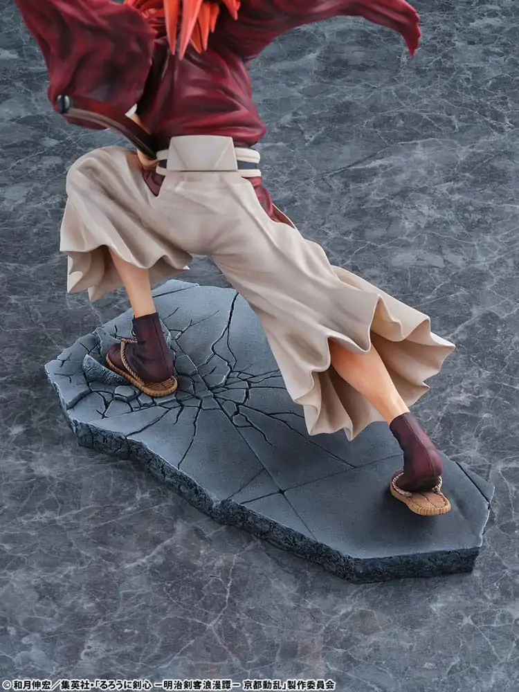 Rurouni Kenshin: Meiji Kenkaku Romantan Kyoto Douran PVC Statue 1/6 Kenshin Himura Amakakeruryuunohirameki Ver. 26 cm Produktfoto