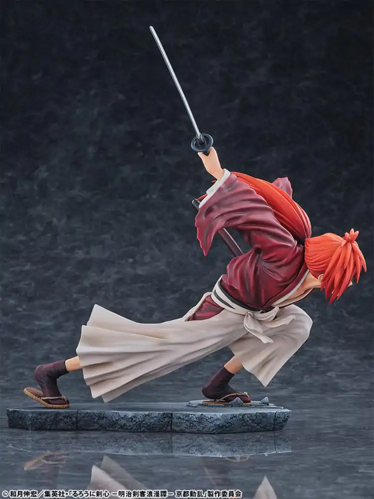 Rurouni Kenshin: Meiji Kenkaku Romantan Kyoto Douran PVC Statue 1/6 Kenshin Himura Amakakeruryuunohirameki Ver. 26 cm Produktfoto