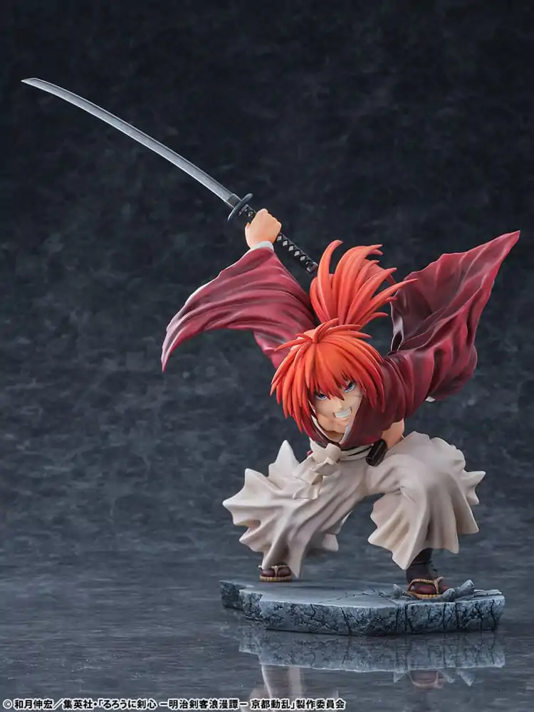 Rurouni Kenshin: Meiji Kenkaku Romantan Kyoto Douran PVC Statue 1/6 Kenshin Himura Amakakeruryuunohirameki Ver. 26 cm Produktfoto