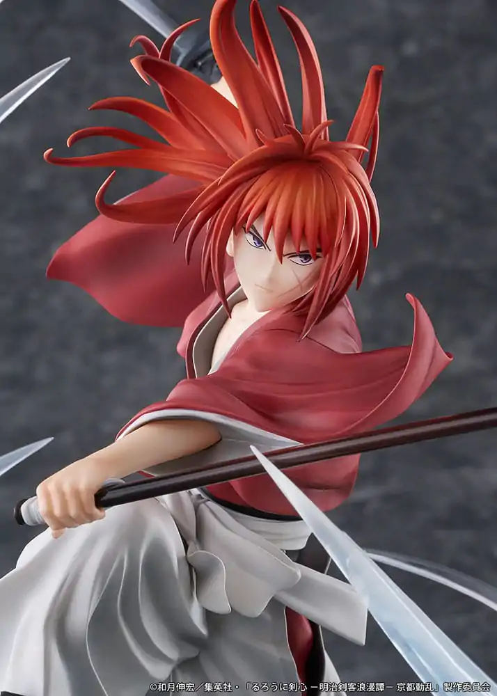 Rurouni Kenshin: Meiji Kenkaku Romantan Kyoto Douran PVC Statue 1/7 Kenshin Himura Souryusen Ver. 27 cm termékfotó