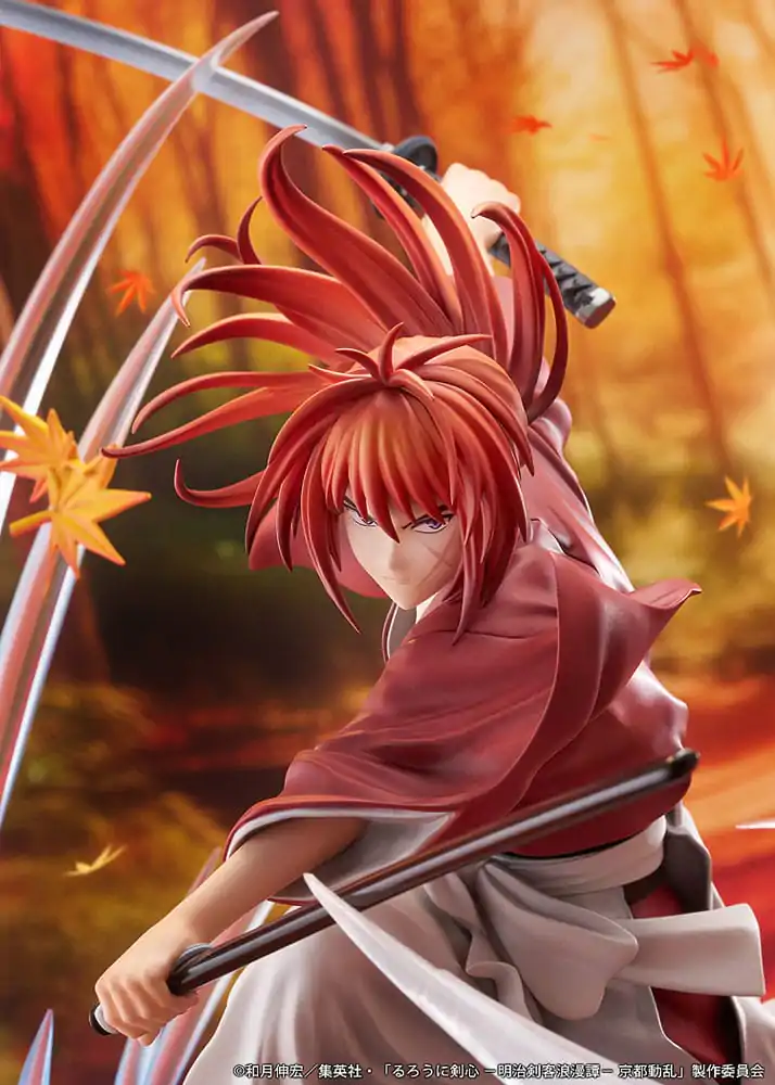 Rurouni Kenshin: Meiji Kenkaku Romantan Kyoto Douran PVC Statue 1/7 Kenshin Himura Souryusen Ver. 27 cm termékfotó