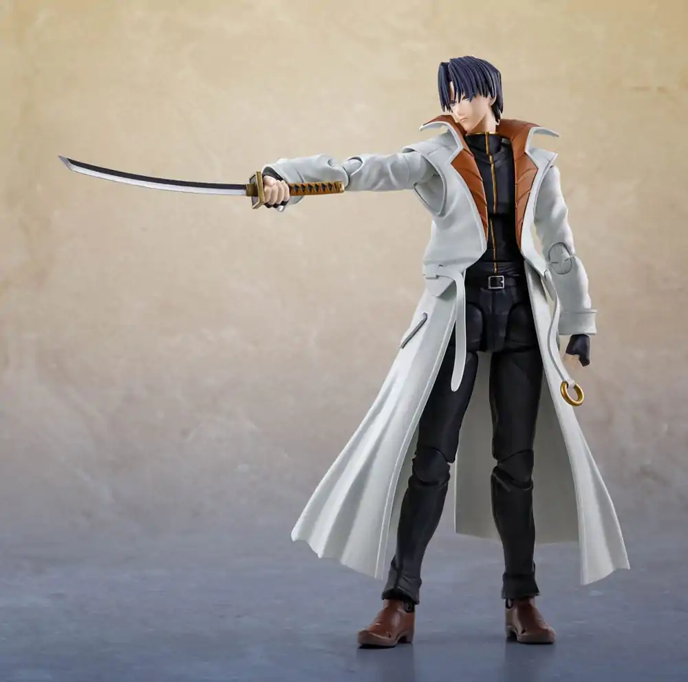 Rurouni Kenshin: Meiji Swordsman Romantic Story S.H. Figuarts Actionfigur Aoshi Shinomori 17 cm termékfotó