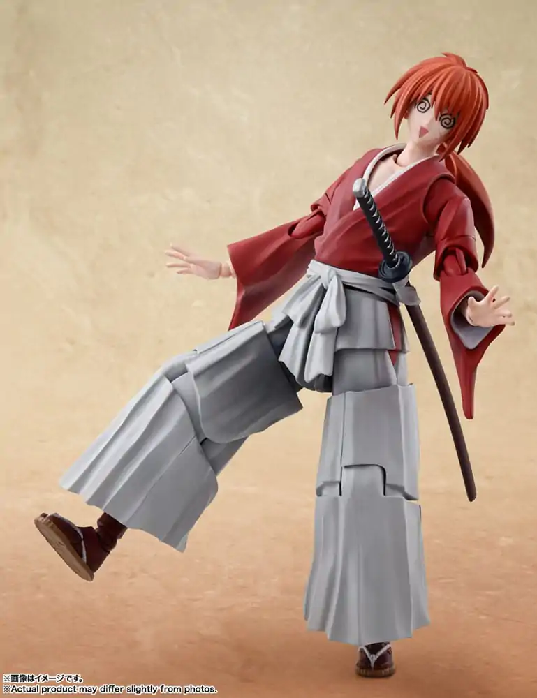 Rurouni Kenshin: Meiji Swordsman Romantic Story S.H. Figuarts Actionfigur Kenshin Himura 13 cm termékfotó