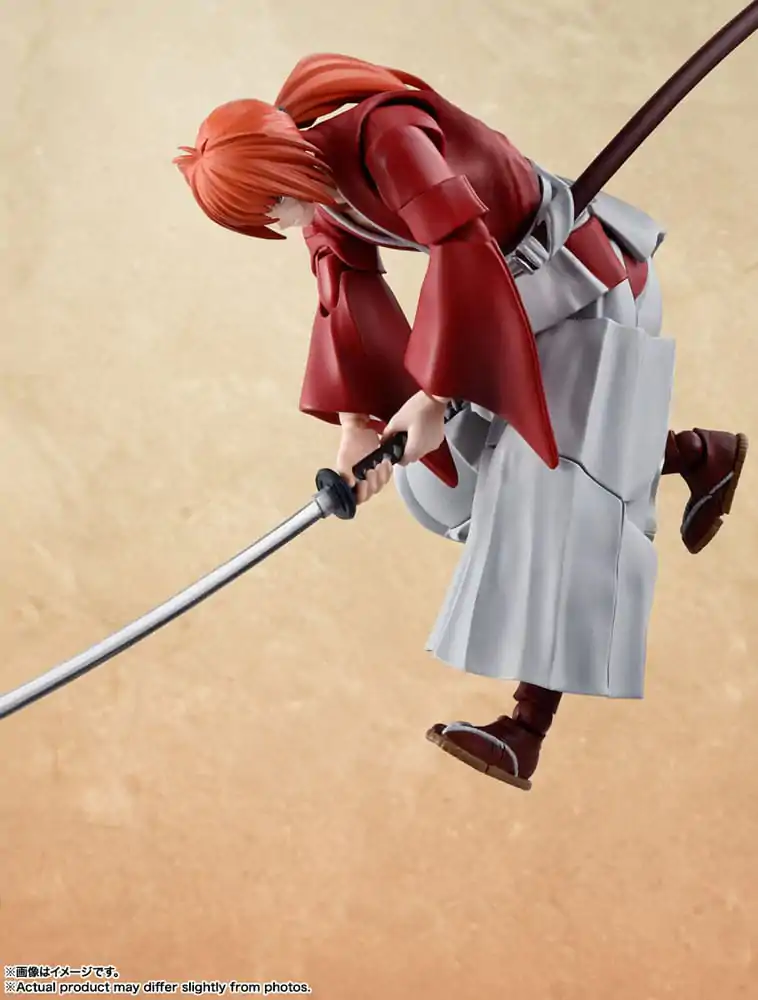 Rurouni Kenshin: Meiji Swordsman Romantic Story S.H. Figuarts Actionfigur Kenshin Himura 13 cm termékfotó