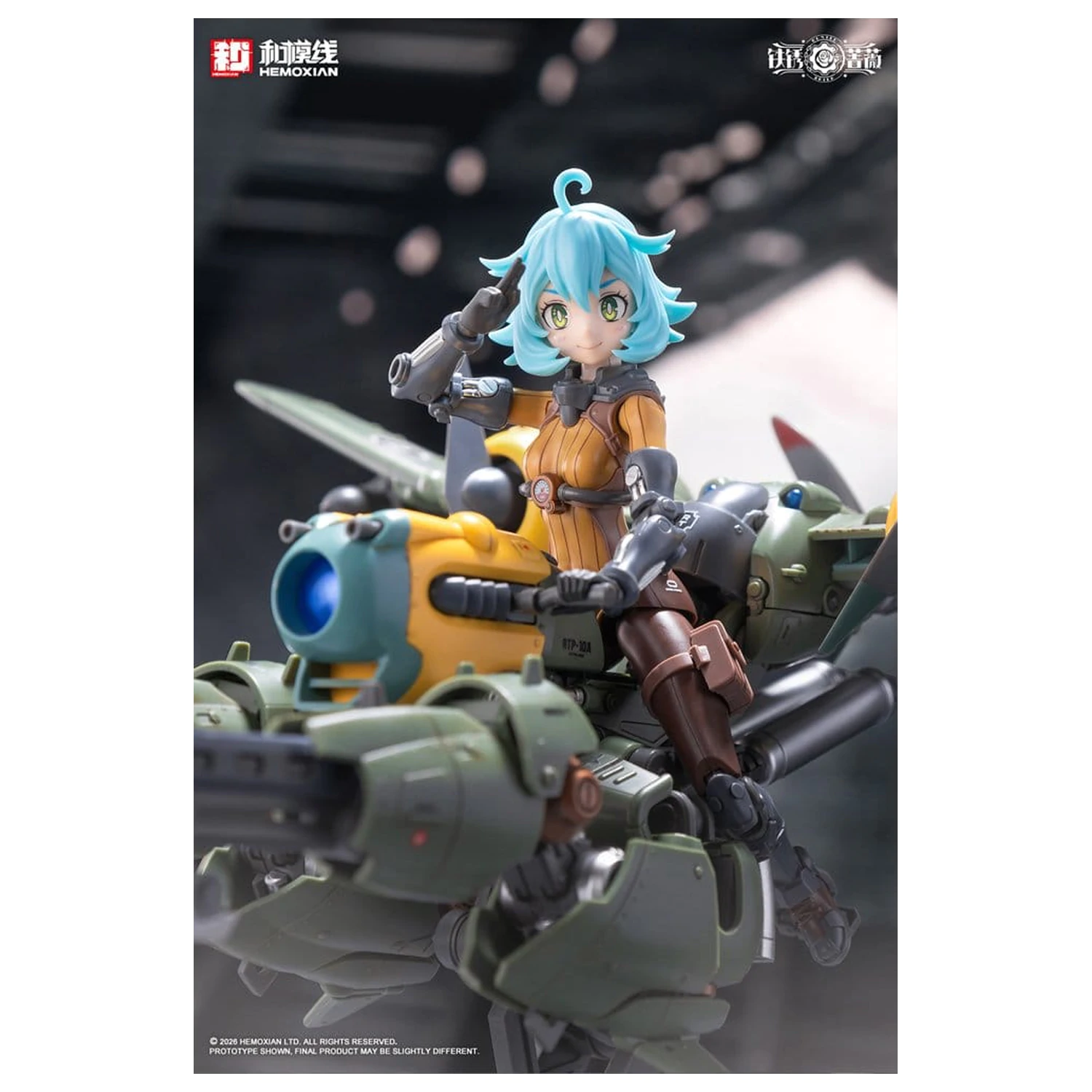 Rusted Brier Plastikmodell 1/12 Rhande Koskinen & RTP-10A cutting edge V-HS Tactical Fighter 20 Zentimeter Produktfoto