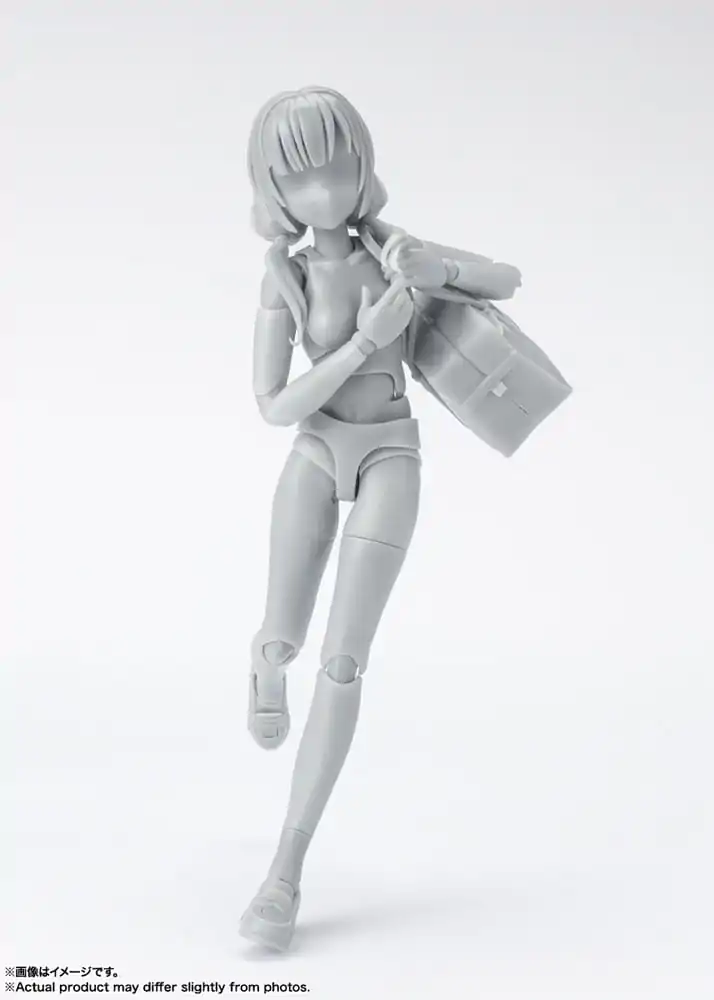 S.H. Figuarts Actionfigur Body-Chan School Life Edition DX Set (Gray Color Ver.) 13 cm Produktfoto