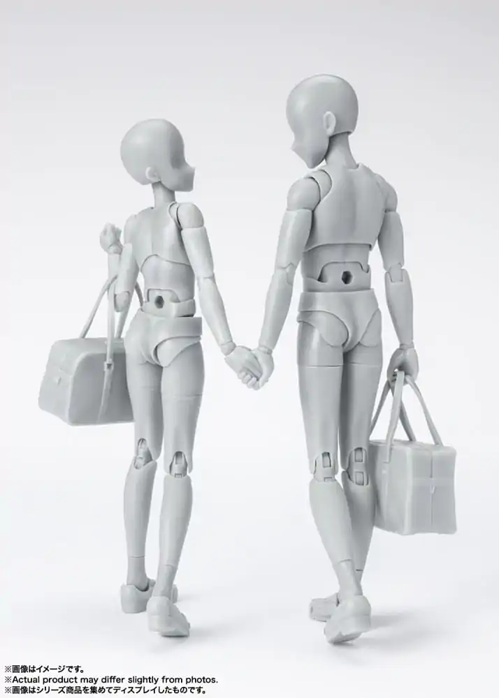 S.H. Figuarts Actionfigur Body-Chan School Life Edition DX Set (Gray Color Ver.) 13 cm Produktfoto