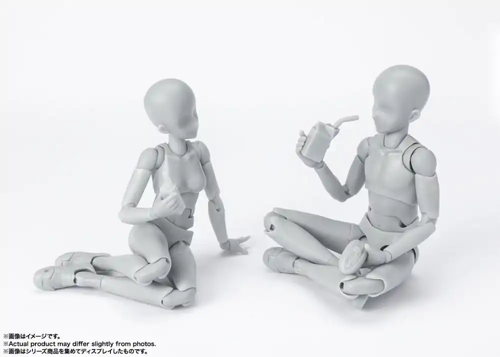 S.H. Figuarts Actionfigur Body-Chan School Life Edition DX Set (Gray Color Ver.) 13 cm Produktfoto