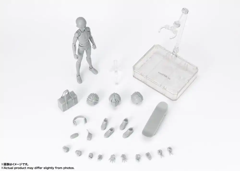 S.H. Figuarts Actionfigur Body-Kun School Life Edition DX Set (Gray Color Ver.) 13 cm Produktfoto