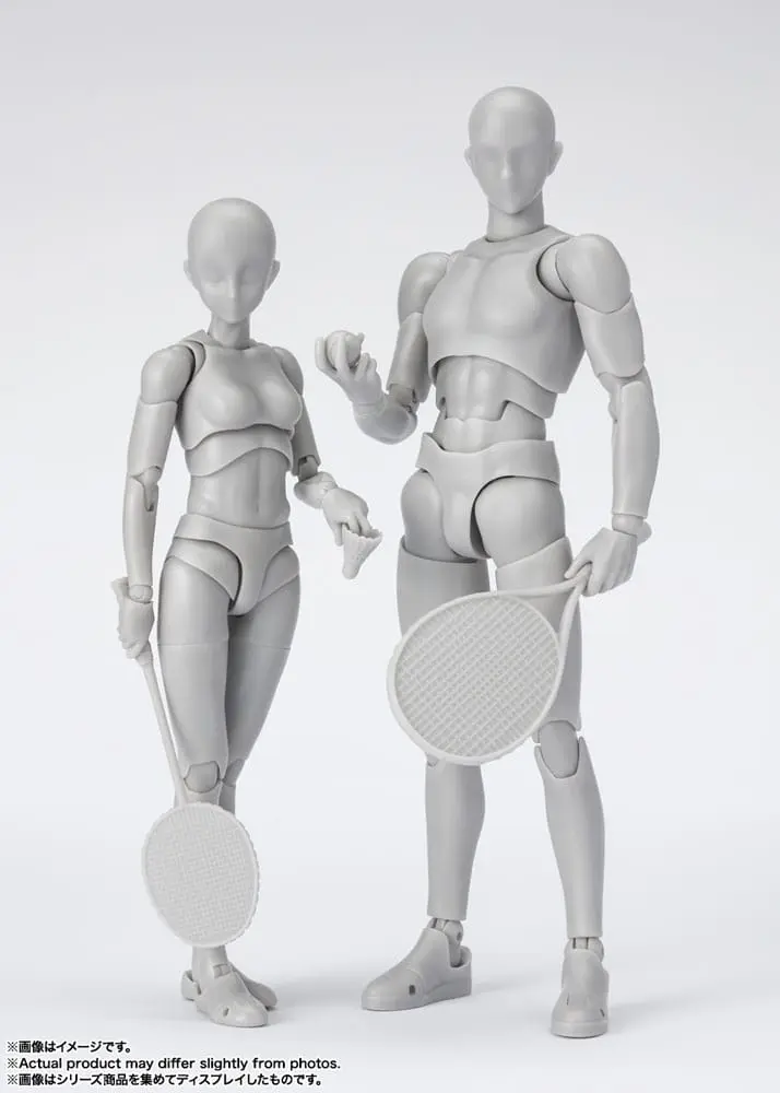 S.H. Figuarts Actionfigur Body-Chan Sports Edition DX Set (Gray Color Ver.) 14 cm Produktfoto