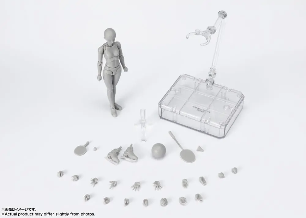 S.H. Figuarts Actionfigur Body-Chan Sports Edition DX Set (Gray Color Ver.) 14 cm Produktfoto