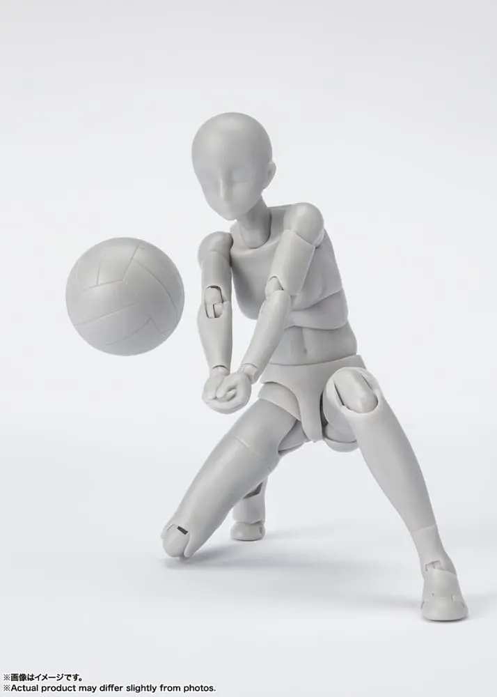S.H. Figuarts Actionfigur Body-Chan Sports Edition DX Set (Gray Color Ver.) 14 cm Produktfoto