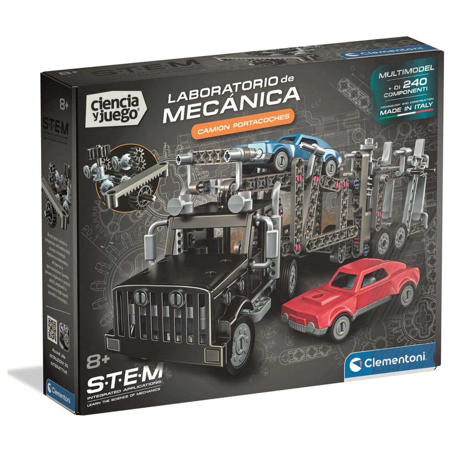 S.T.E.M Auto Transporter LKW Mechanik Labor Spiel Produktfoto