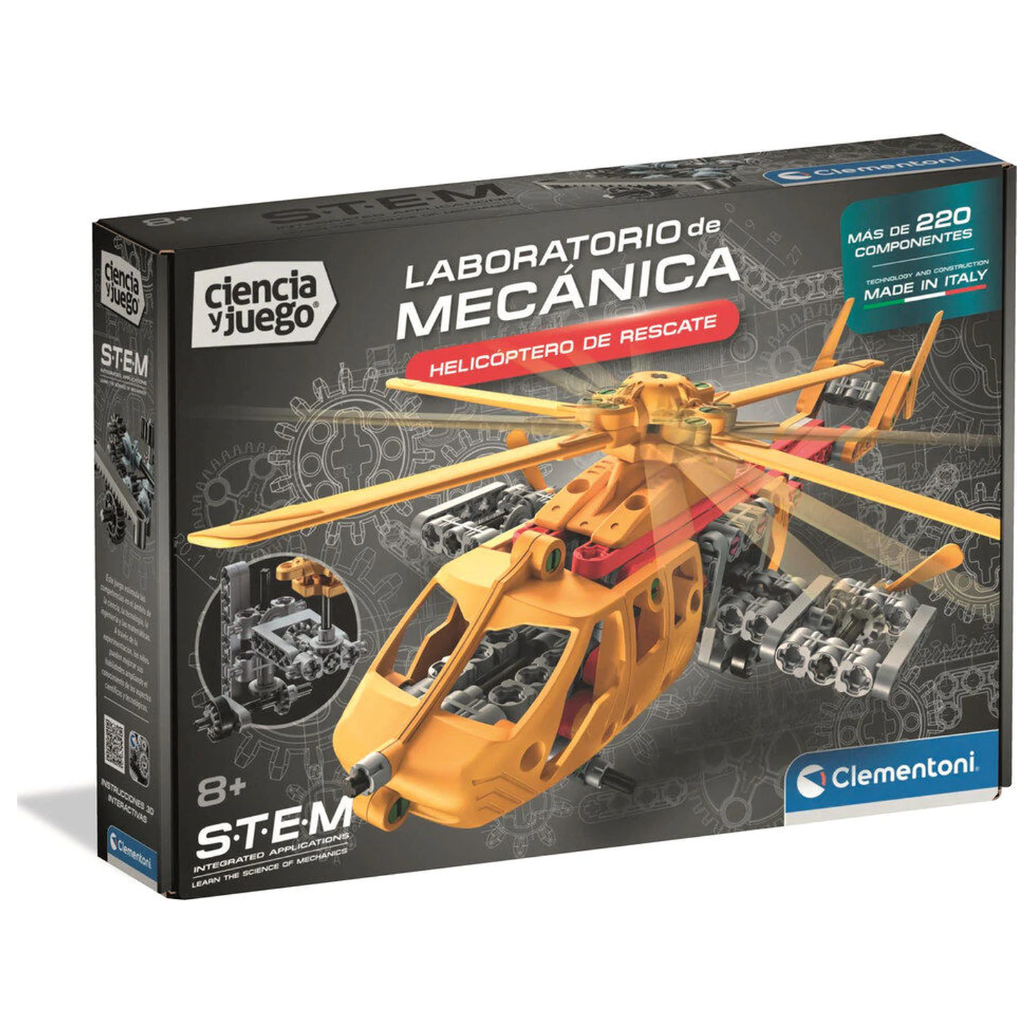 S.T.E.M Rettungshubschrauber Mechanik Labor Spiel Produktfoto