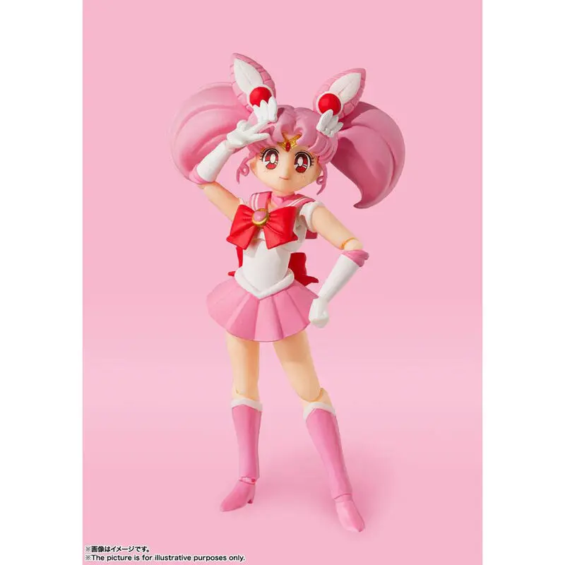 Sailor Moon S.H. Figuarts Actionfigur Sailor Chibi Moon Animation Color Edition 10 cm Produktfoto