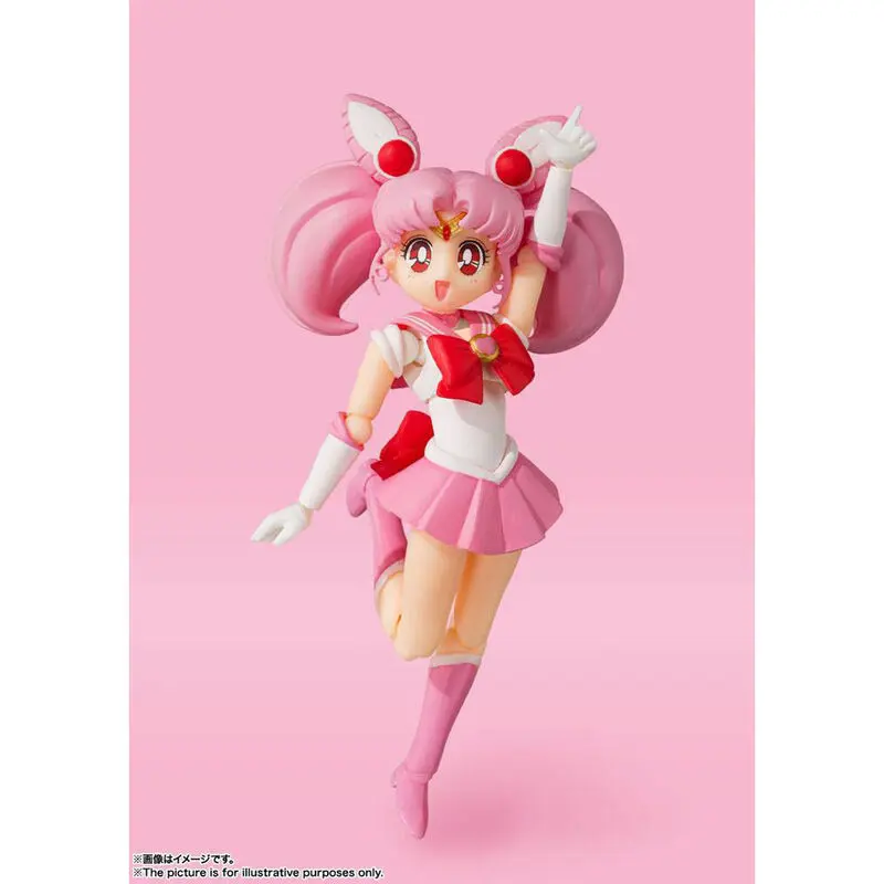 Sailor Moon S.H. Figuarts Actionfigur Sailor Chibi Moon Animation Color Edition 10 cm Produktfoto