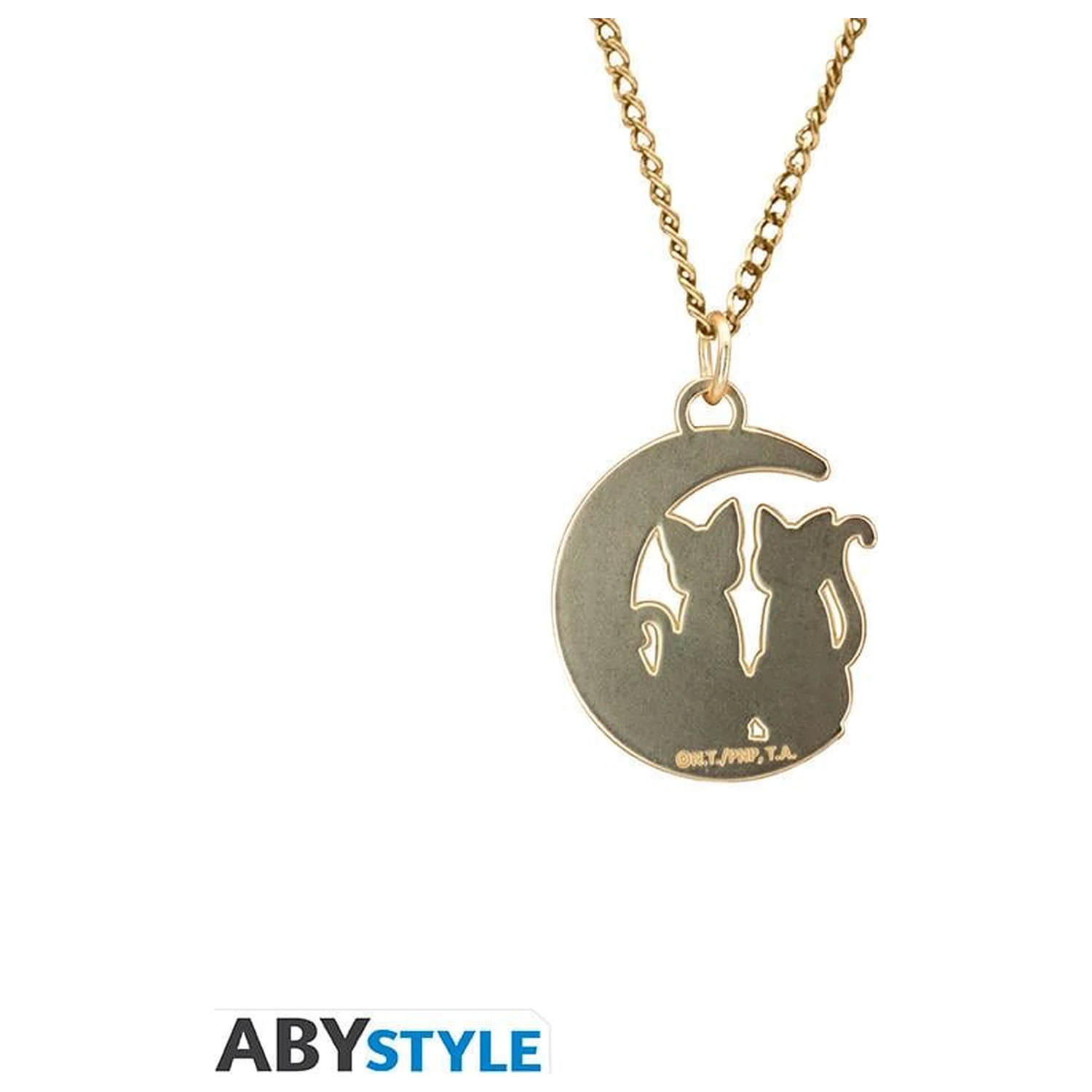 Sailor Moon Katzen auf dem Mond Halskette mit Anhänger Produktfoto