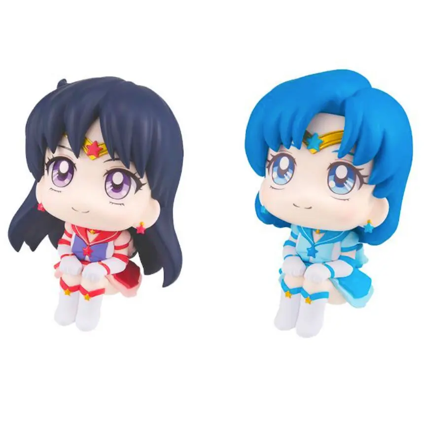 Sailor Moon Cosmos Look Up PVC Eternal Sailor Mercury & Eternal Sailor Mars Set 11 cm termékfotó