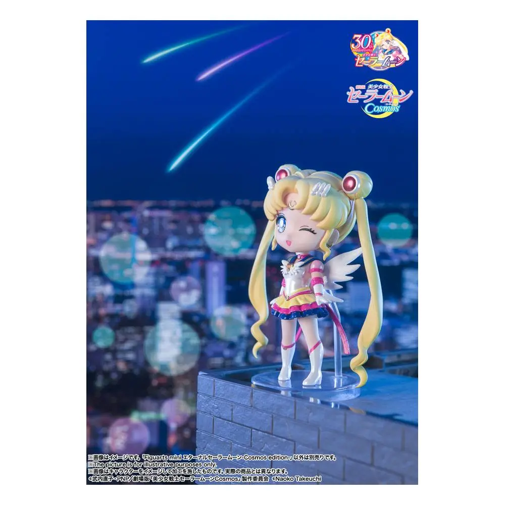 Sailor Moon Cosmos Figuarts mini Actionfigur Eternal Sailor Moon 9 cm Produktfoto