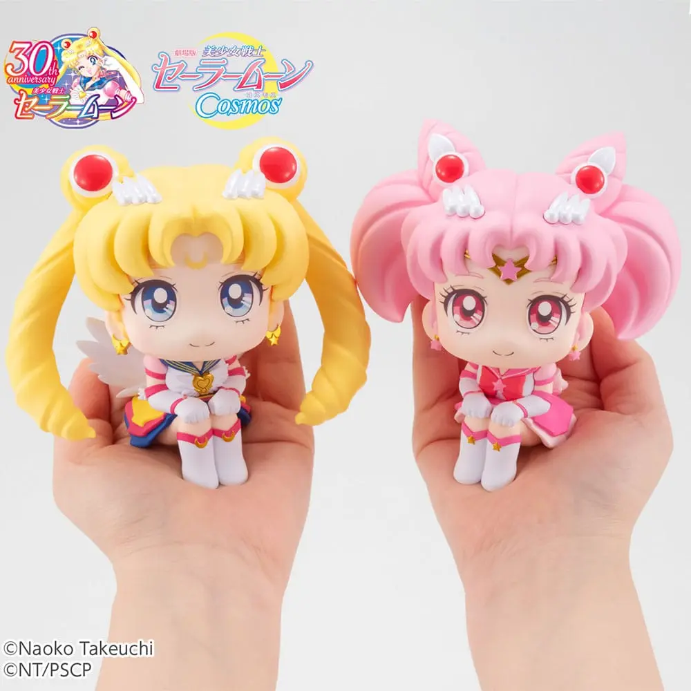 Sailor Moon Cosmos The Movie Look Look Up PVC Statuen Eternal Sailor Moon & Eternal Sailor Chibi Moon LTD Ver. 11 cm termékfotó