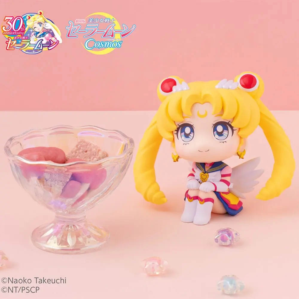 Sailor Moon Cosmos The Movie Look Look Up PVC Statuen Eternal Sailor Moon & Eternal Sailor Chibi Moon LTD Ver. 11 cm termékfotó