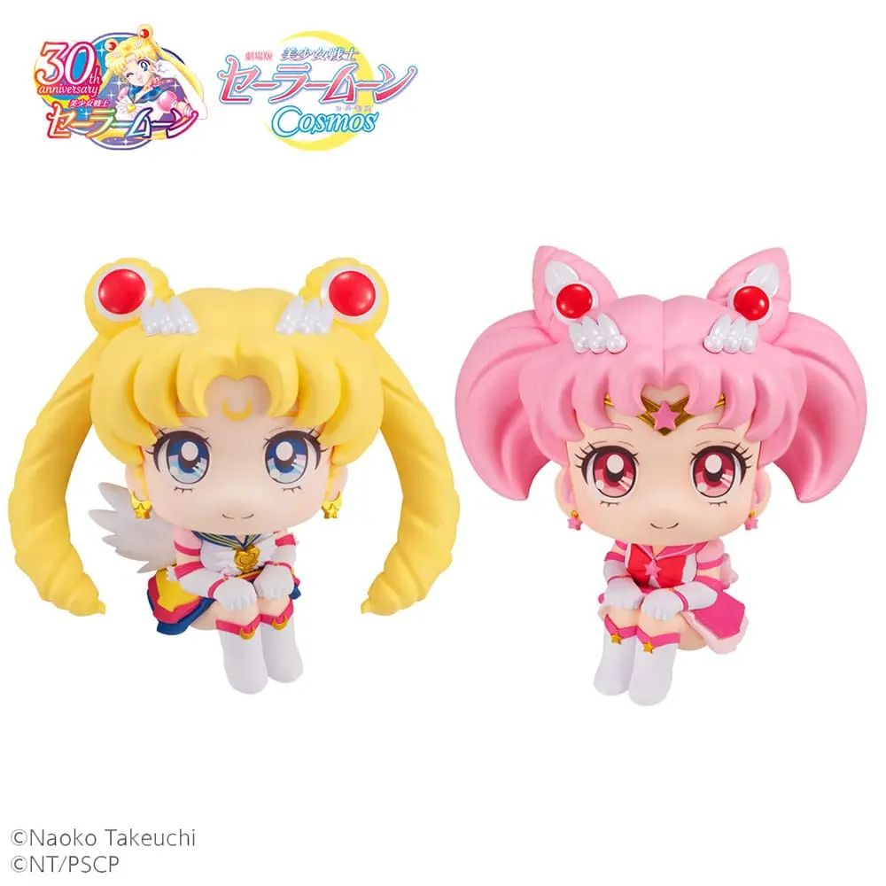 Sailor Moon Cosmos The Movie Look Look Up PVC Statuen Eternal Sailor Moon & Eternal Sailor Chibi Moon LTD Ver. 11 cm termékfotó