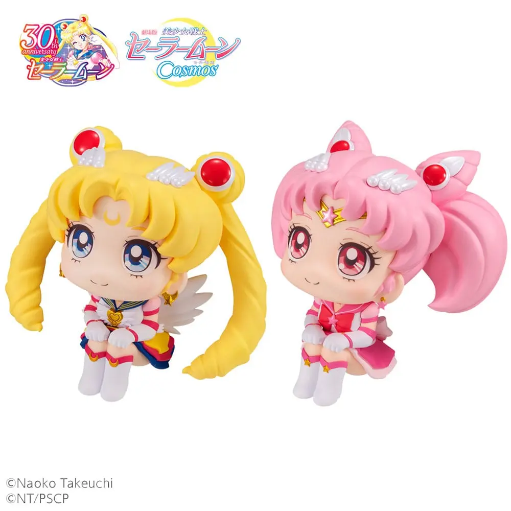 Sailor Moon Cosmos The Movie Look Look Up PVC Statuen Eternal Sailor Moon & Eternal Sailor Chibi Moon LTD Ver. 11 cm termékfotó