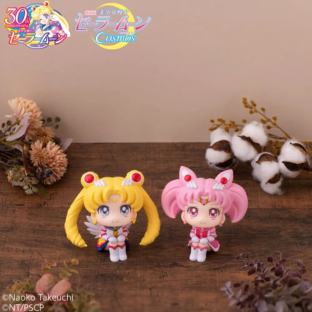 Sailor Moon Cosmos The Movie Look Look Up PVC Statuen Eternal Sailor Moon & Eternal Sailor Chibi Moon LTD Ver. 11 cm termékfotó