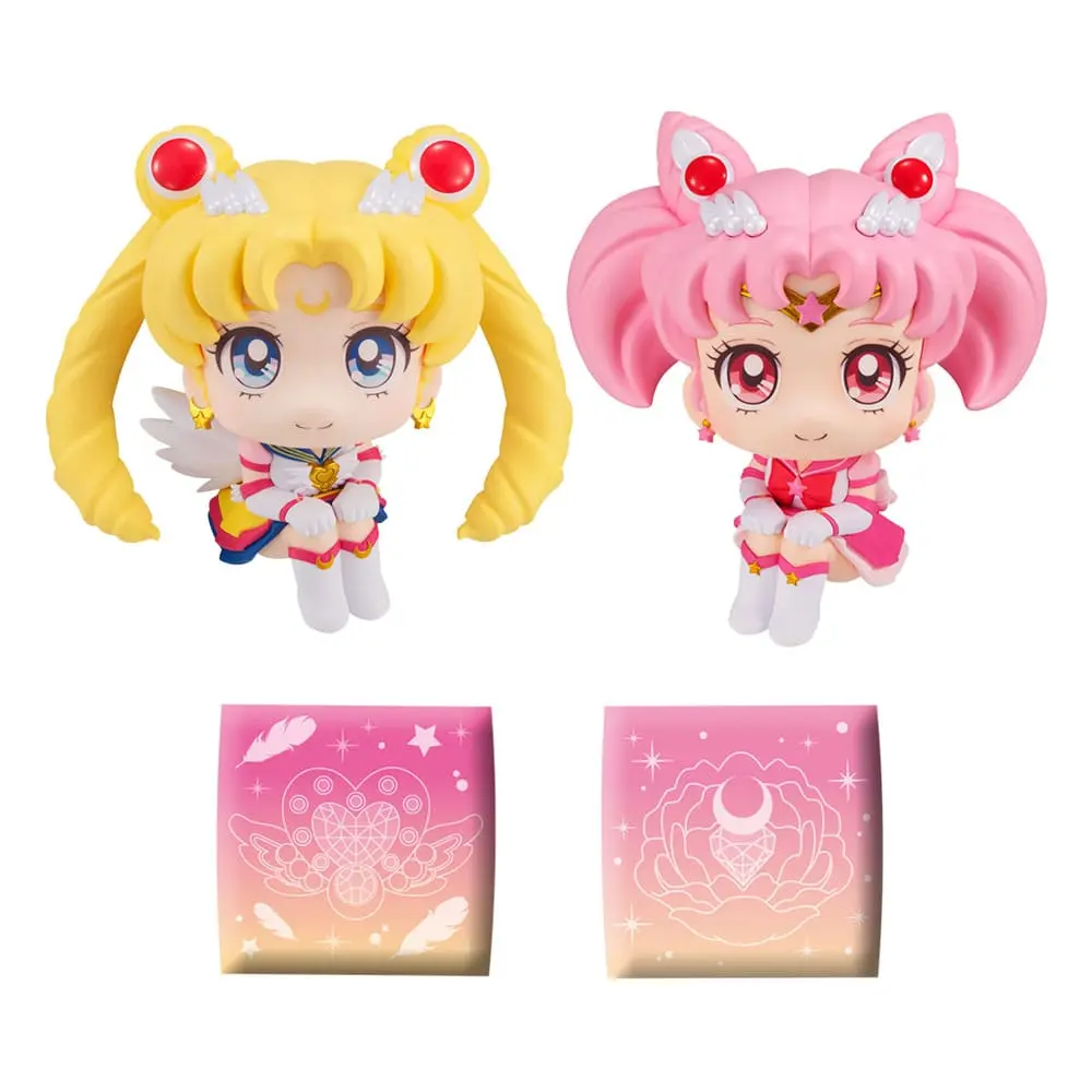 Sailor Moon Cosmos The Movie Look Look Up PVC Statuen Eternal Sailor Moon & Eternal Sailor Chibi Moon LTD Ver. 11 cm termékfotó