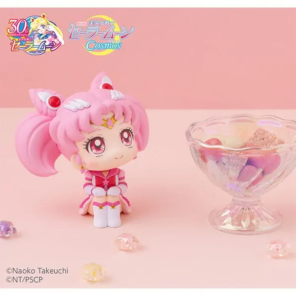 Sailor Moon Cosmos The Movie Look Up PVC Statue Eternal Sailor Chibi Moon 11 cm Produktfoto