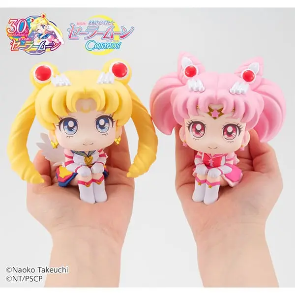 Sailor Moon Cosmos The Movie Look Up PVC Statue Eternal Sailor Chibi Moon 11 cm Produktfoto