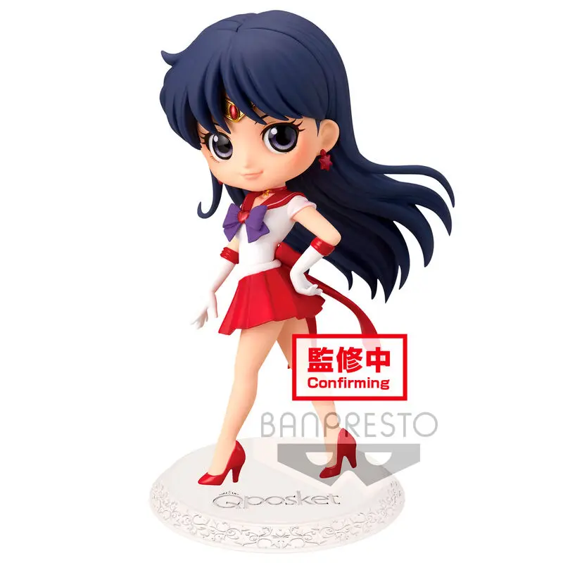 Sailor Moon Eternal The Movie Q Posket Mini Figur Super Sailor Mars Ver. A 14 cm Produktfoto