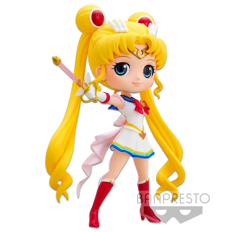 Sailor Moon Eternal The Movie Q Posket Mini Figur Super Sailor Moon Kaleidoscope Ver. 14 cm Produktfoto