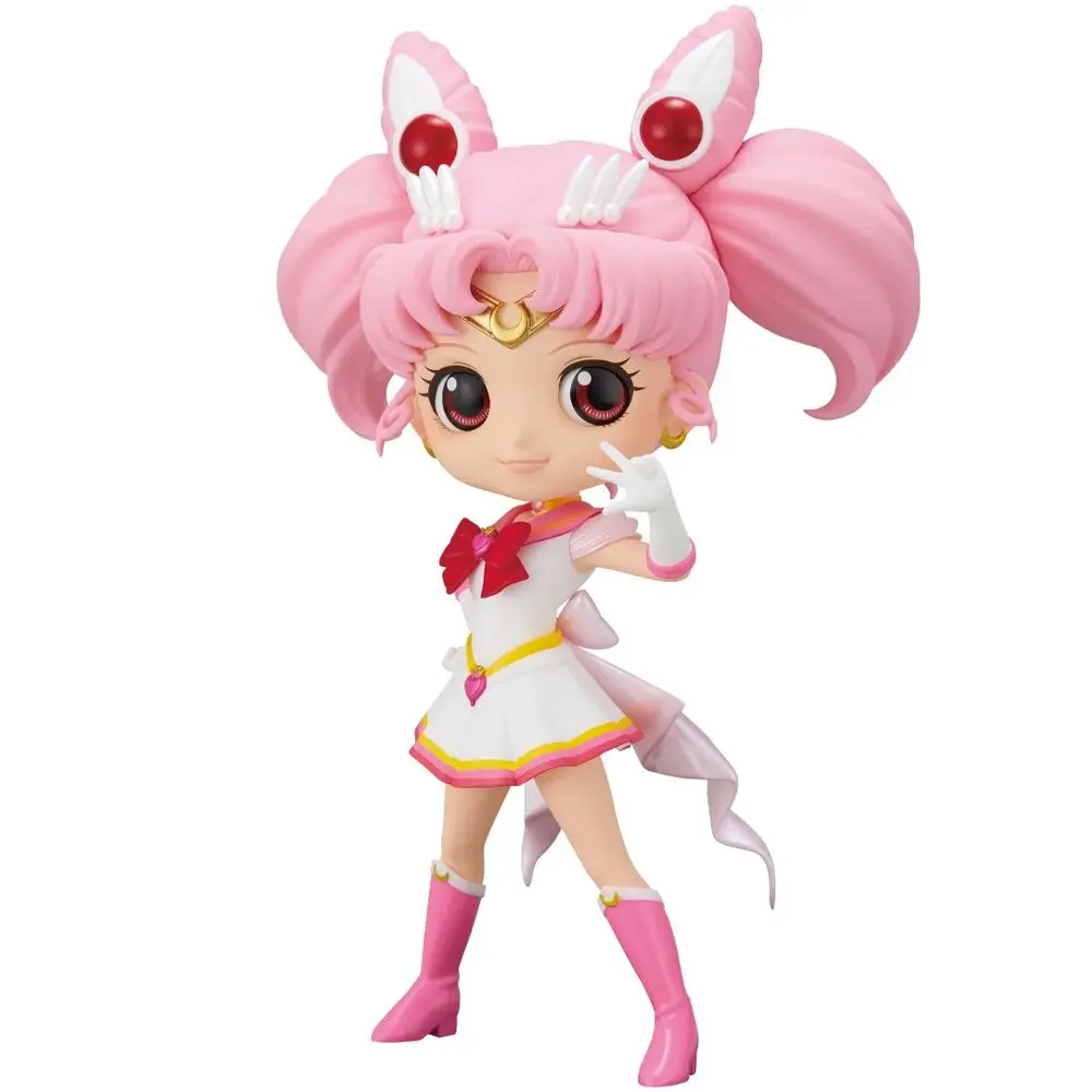 Sailor Moon Eternal The Movie Q Posket Mini Figur Super Sailor Chibi Moon Ver. A 14 cm Produktfoto