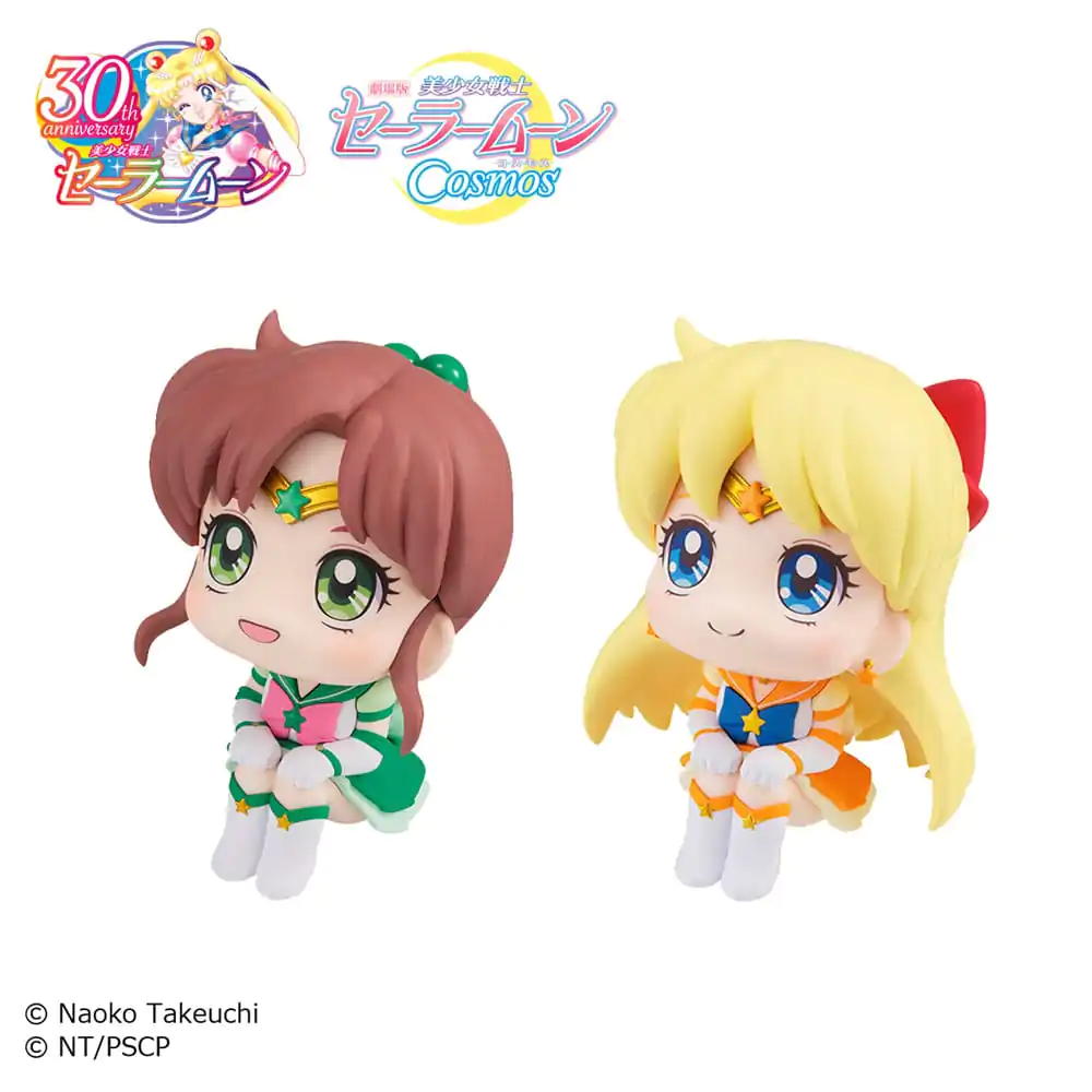 Sailor Moon Cosmos Look Up PVC Statue Eternal Sailor Jupiter & Eternal Sailor Venus 11 cm Produktfoto