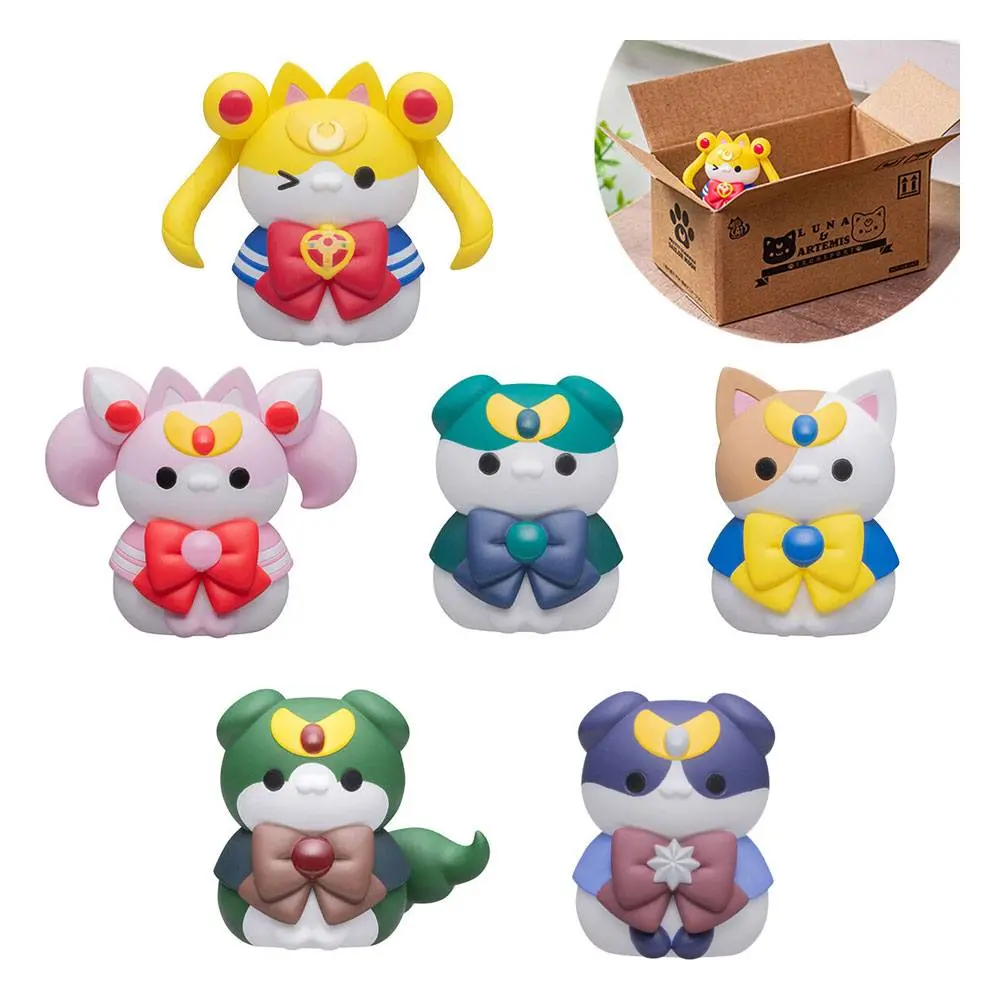 Sailor Moon Mega Cat Project Trading Figurn Sailor Mewn Vol. 2 Special set 3 cm Produktfoto